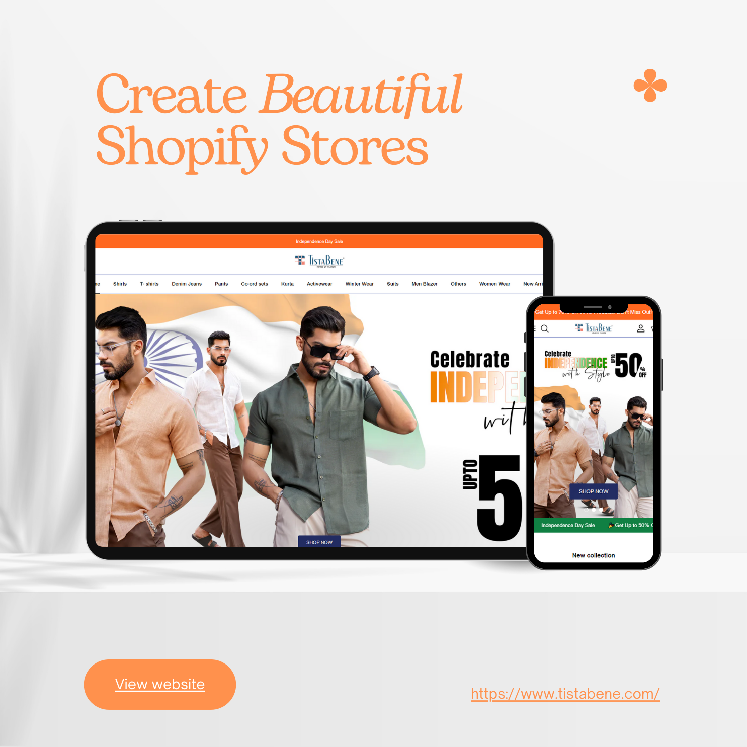 create beautiful shopify stores